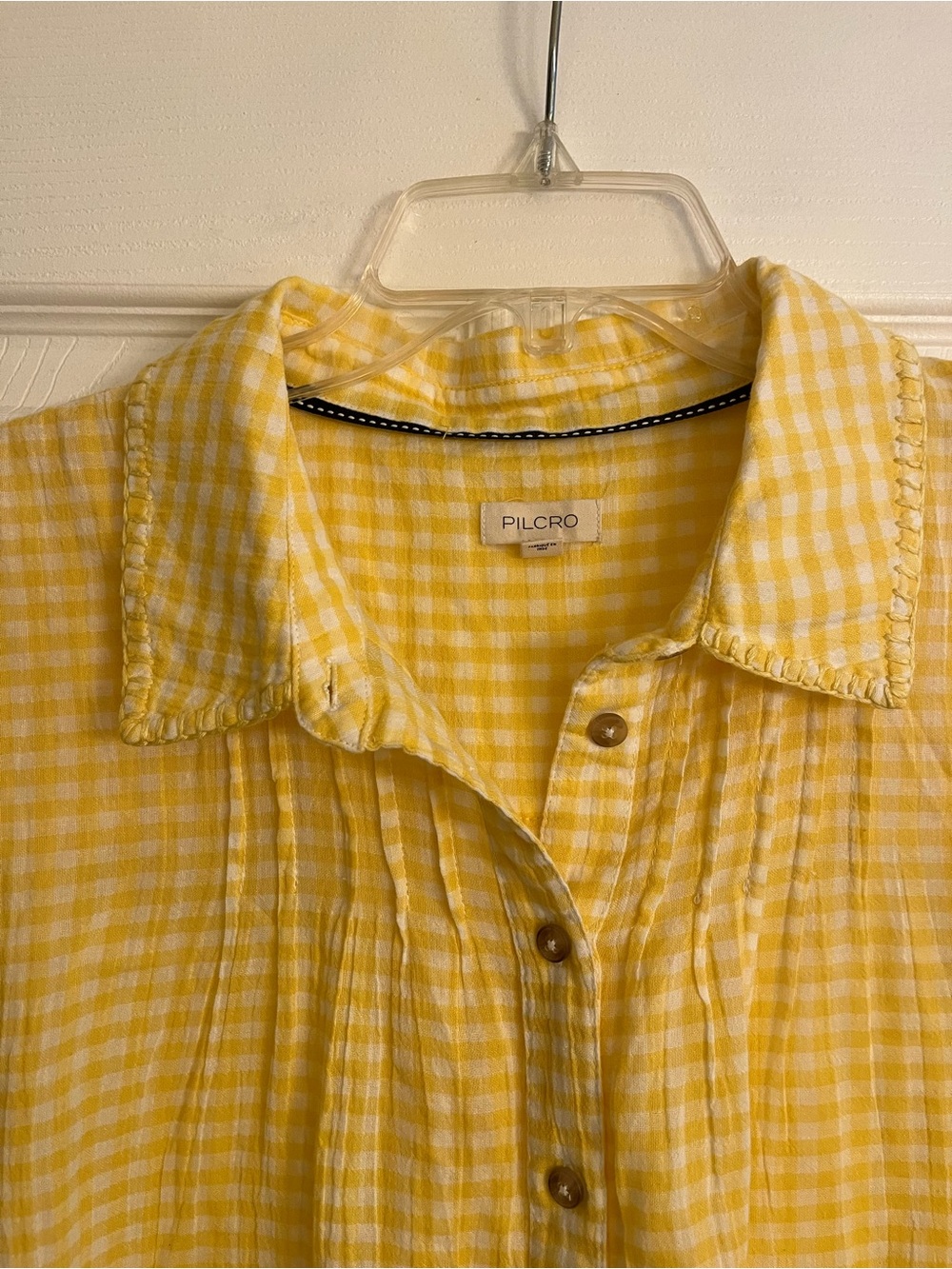 Pilcro Cotton Button-Down Shirt - Picture 5 of 10